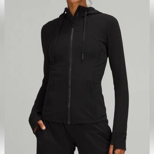 Lululemon hooded define zip up jacket Nulu black size 4